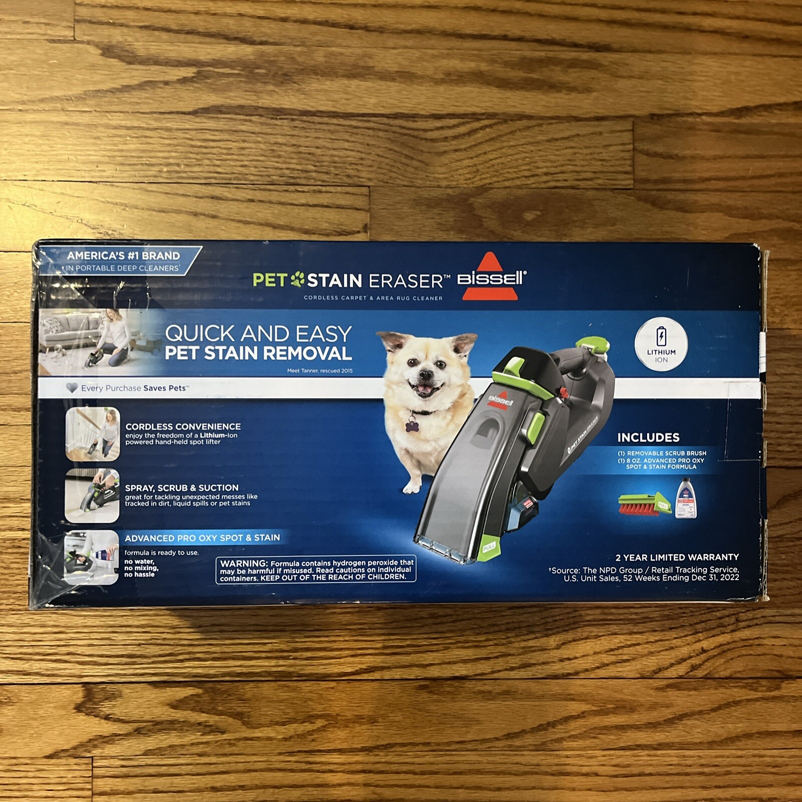 Bissell Pet Stain Eraser 3180 Cordless Carpet & Area Rug Vacuum Cleaner