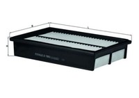 Mahle Original LX1688 Luftfilter FüR Mazda