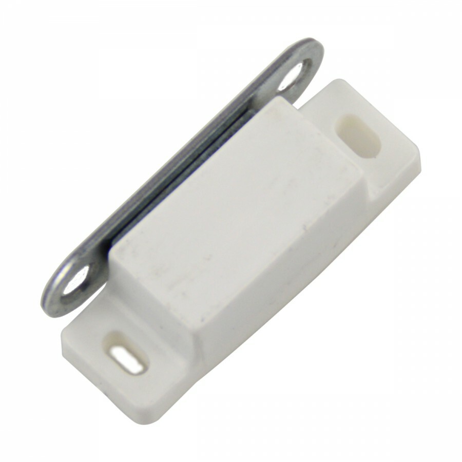 MASIDEF-MOBILIA- CRICCHETTI MAGNETICI DAAPPLICARE PER ANTE DOPPIE COLORE BIAN...