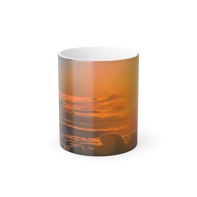 Sunrise Over The Clouds Color Morphing Mug, 11oz