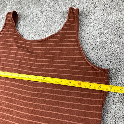 Sonoma The Everyday Tunic Tank Top Women's XXL Brown Striped Knit - Picture 6 of 7