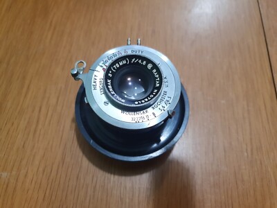Wollensak 3'' 75mm 4.5 Raptar Objektiv Heavy Duty Synchro Matic Alphax (R5)
