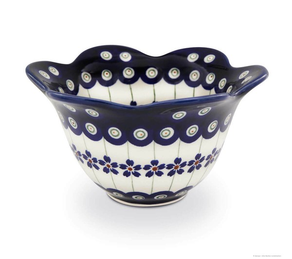 Bunzlauer Keramik SchüSsel 300Ml Design Tulpe, Ø14,0Cm H8,0Cm Dekor 166A Schale-image