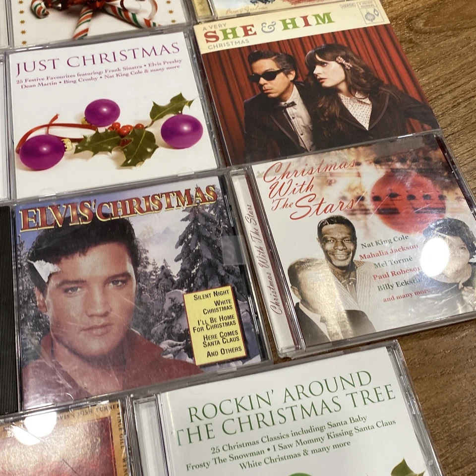 Лот из 11 различных рождественских праздничных компакт-дисков Noel Elvis Sheryl Crow Statler Brothers - Изображение 4 из 4
