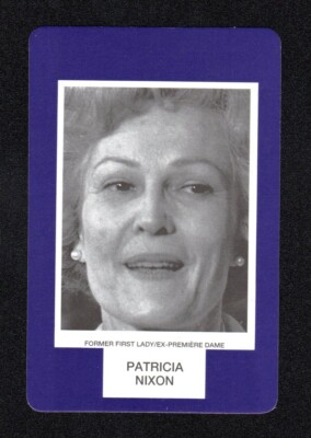 Patricia Nixon Wife President Richard 1993 Face To Face Game Card Canadian Issue