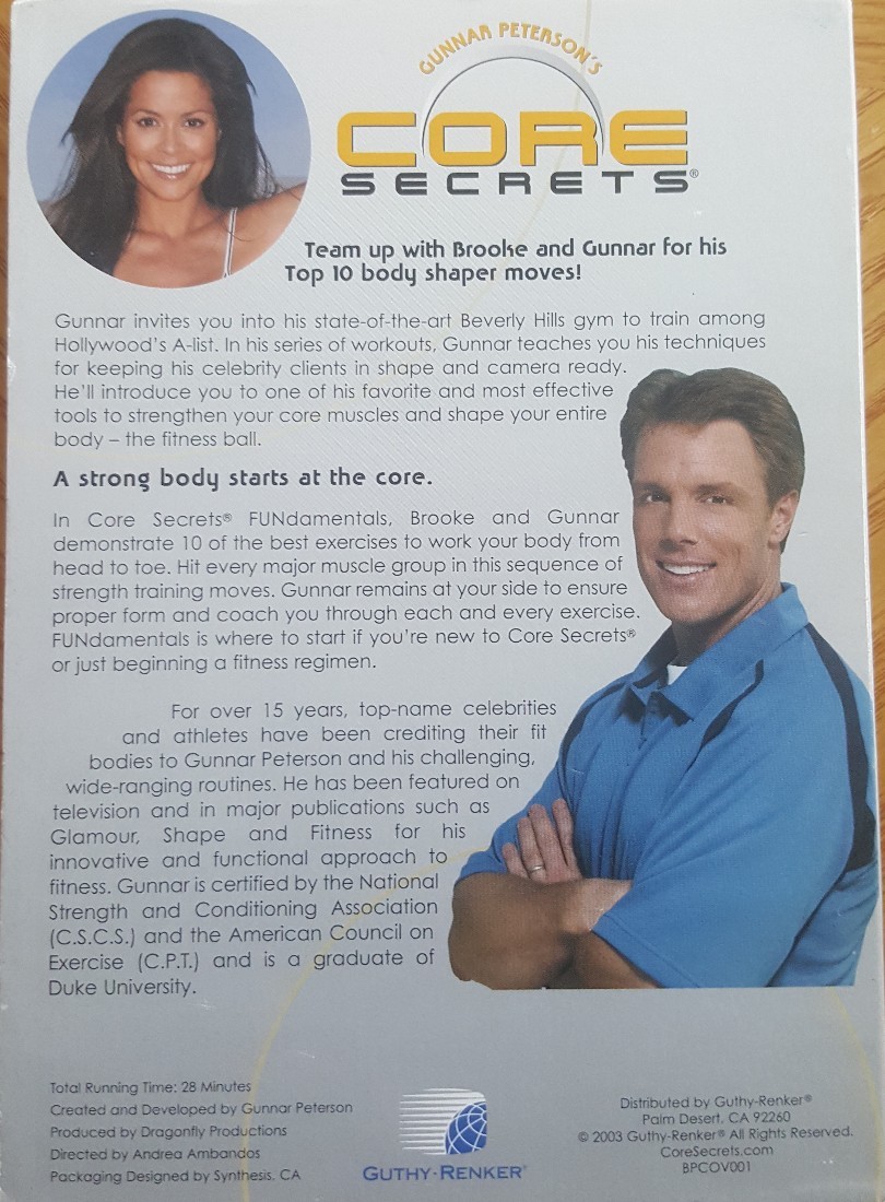 Core Secrets Fundamentals With Brooke Burke Workout DVD | eBay
