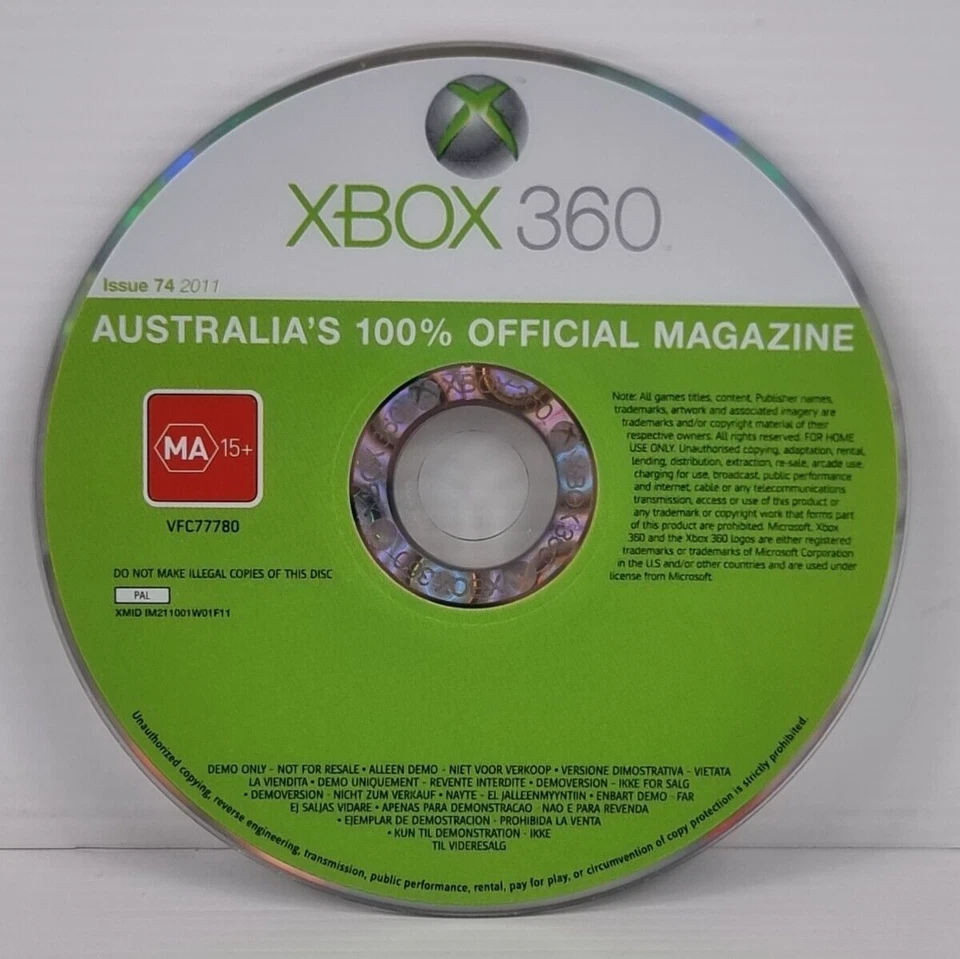 Xbox 360 Magazine Lot of 2 Playable Demos Issue 47 2009 & 74 2011 PAL - Image 3 of 4