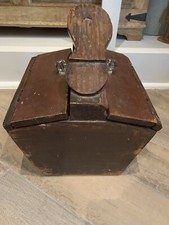 Vintage Authentic Wooden Shoe Shine Kit Full Of Supplies