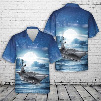 US Navy USS Bon Homme Richard CV 31 Hawaiian Shirt