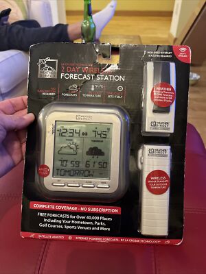 NEW Weather Direct La Crosse 2 Day Forecast Station WD-2512U Internet