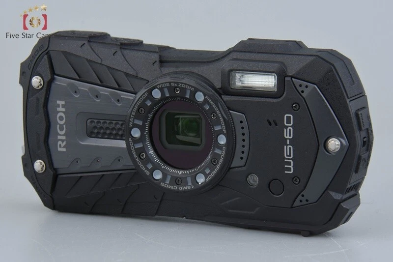 "Shutter count 338" Ricoh WG-60 Black 16.0 MP Waterproof Action Camera w/ Box - Image 2 of 4