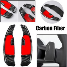 Real Carbon Fiber Steering Wheel Shifter Paddle For BMW 5 7 Series G68 735 740