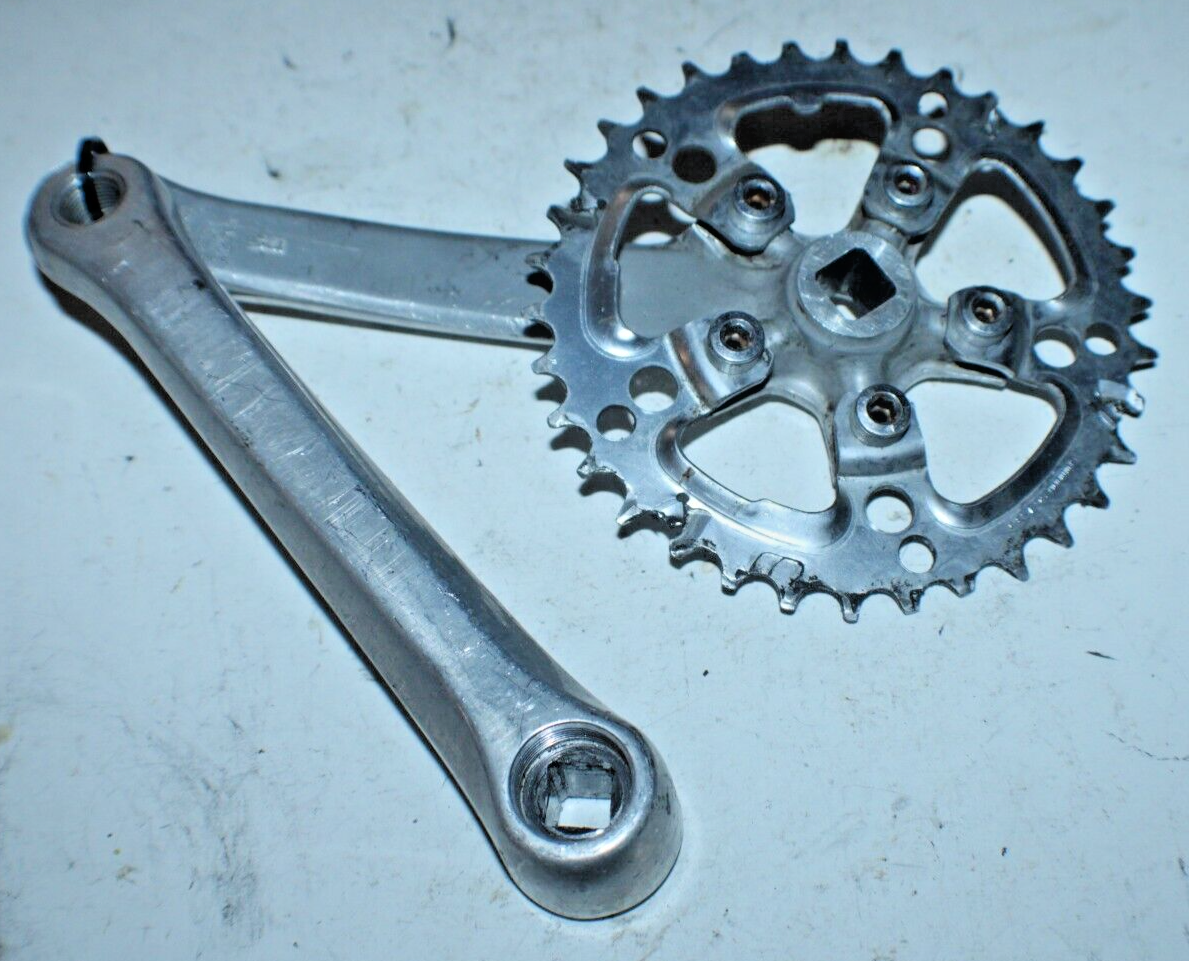Shimano STX Triple Crankset Silver 175mm BCD58 34t FC-MC20 JIS MTB