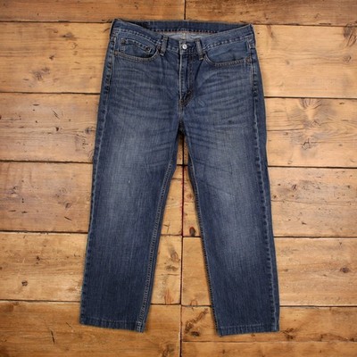 Levis 514 Jeans 34x26 Herren 00s Blau Regular Straight Dark Stonewash Denim