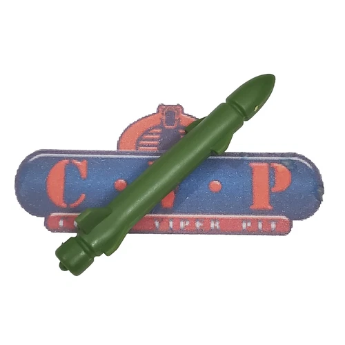 Vintage GI Joe ARAH 1987 Eliminator GREEN MISSILE BattleForce 2000 vehicle part