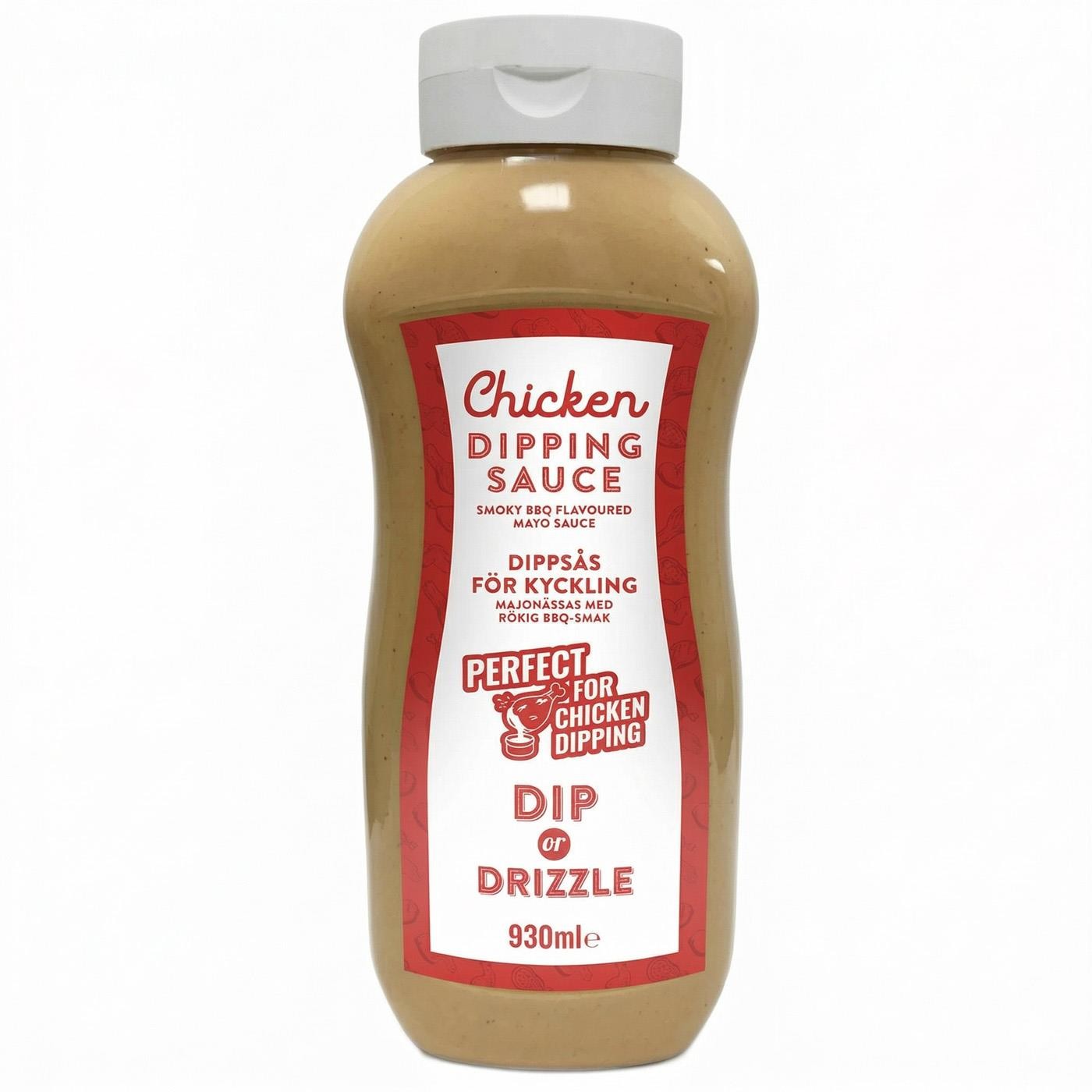 Chicken Dipping Sauce Smoky BBQ Mayo Fries Blend Squeezy Dip Drizzle Pack 930ml