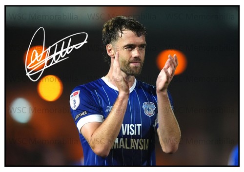 10979. Calum Chambers Signed Pictures (A4 Prints) Cardiff Villa Arsenal etc.