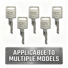 5Pcs 6693241 Ignition Keys Fit Bobcat Terex JLG Komatsu Heavy Equipment