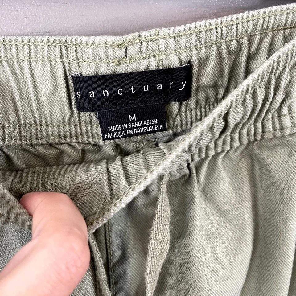 Sanctuary 轻便残留工装裤橄榄绿色女式 M 码 — 第 3/4 张图片