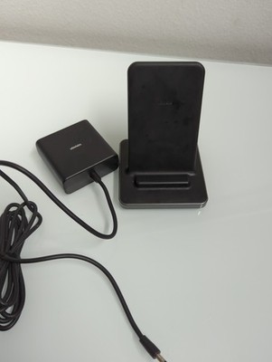 Ubio Labs AWC1040 Qi Wireless Charging Stand Dock w/ Power Adapter Black