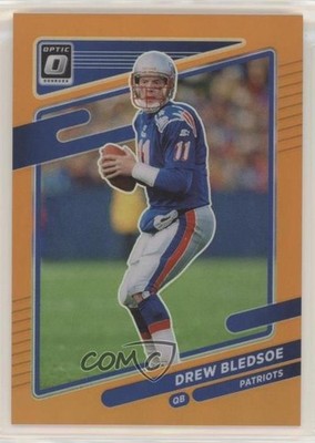 2021 Panini Donruss Optic Orange Prizm 144/199 Drew Bledsoe #69 0r5l