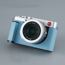 Real Leather Camera Bag Case Grip Cover Belt Strap For Leica D-LUX7 DLUX Typ109