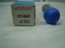 Sylvania CTT DAX 1000 w. 120 volt projector bulb projection lamp bulb blue top