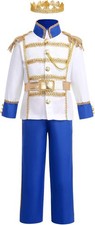 IMEKIS Kids Royal King Costume, size M 8-10yo condition new, no original box