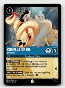 Cruella De Vil - Style Icon 143/204 Fabled Legendary