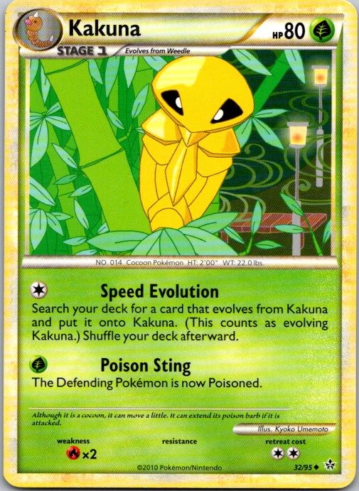 Kakuna Uncommon Unleashed 32/95 NM