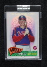 2005 Topps Pristine Legends Refractor /549 Wally Joyner #79 4g8