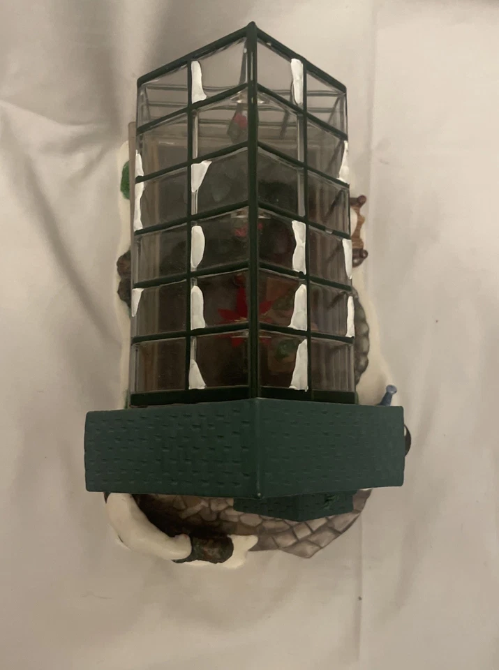 Casa de Navidad Holiday Time Village de colección invernadero coleccionable P6275 ¡RARA! Como nuevo Foto 3 de 4