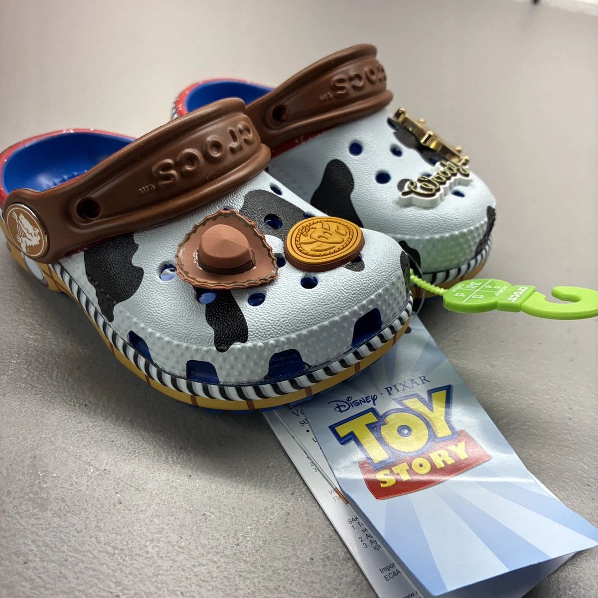 TOY STORY CROCS M7/W9 “property of ANDY”? Toy Story Crocs In Unisex Kids main image 2