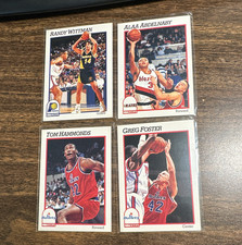Hoops 1990-91 NBA Hoops 4-Card Rookie Lot Wittman/Abdelnaby/Hammonds/Foster