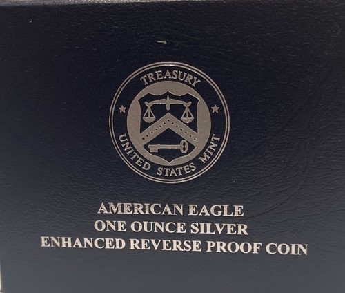 2019-S Enhanced Reverse Proof $1 American Silver Eagle BOX ONLY | No Coin or COA