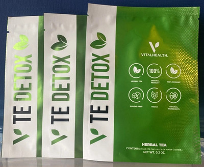3 Bags Te Detox Vitalhealth Herbal Tea lot of 4
