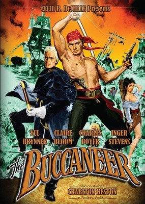 The Buccaneer (DVD) Yul Brenner Charlton Heston Charles Boyer Walter Brennan