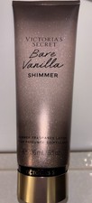 Victoria's Secret Bare Vanilla shimmer fragrance body lotion NEW full size