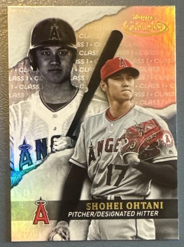 Shohei Ohtani 2020 Topps Gold Label Class 1 Card #3 (7901)