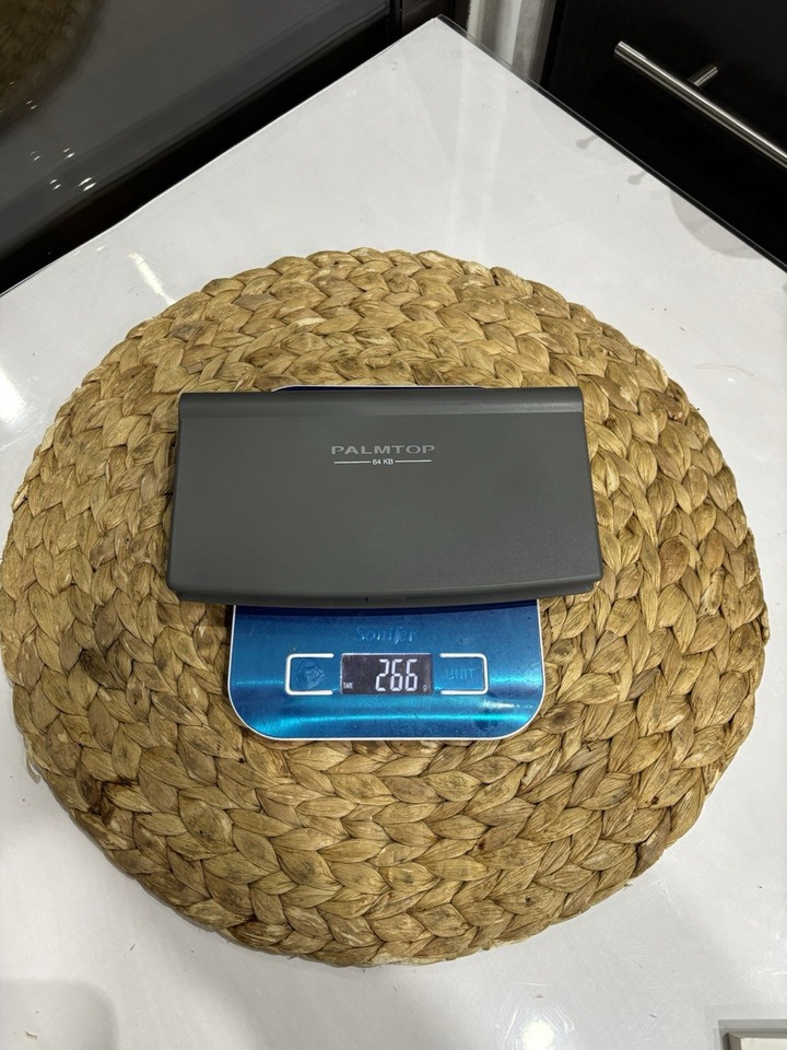 Vintage PALMTOP Pocket Computer 64KB - Retro Mini Laptop with Manual | eBay