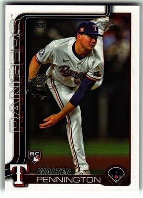 Topps 2025 S2 Walter Pennington #493 RC Texas Rangers MLB Baseball