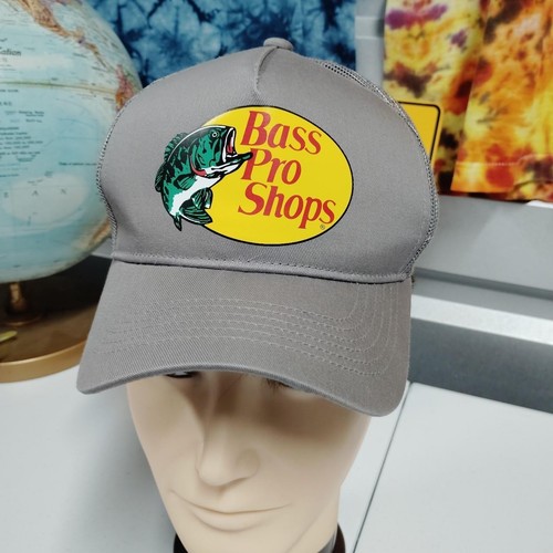 Bass Pro shop Grey Trucker Mesh Hat Osfm Outdoors A305 