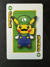 2016 POKEMON PLAYING CARDS Japanese MARIO PIKACHU LUIGI JOKER - Pack Fresh 
