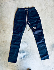 mnml Men's Black Jogger Pants L Regular Solid Drawstring Elastic Waist