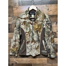 Kids Realtree Camo Fleece Quarter Zip Pullover Jacket Camouflage Size 18/20