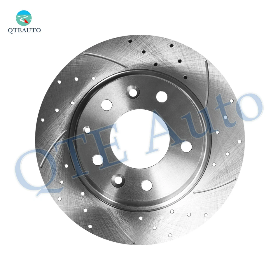 Rotores de freio 4P dianteiro 299mm-traseiro 280mm com fenda perfurada para 2006-2012 Ford Fusion - Imagem 4 de 4