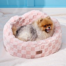 Cloud Dog Bed for Small Dogs  Cats Washable Pet Bed with Orthopedic Foam