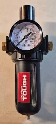#ad Hyper Tough 2 In 1 Regulator And Air Filter 3 8 inch With Pressure Gage $20.00