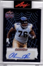 2025 Leaf Metal Halloween Lava Spider Web #BAOP1 Orlando Pace #2/3