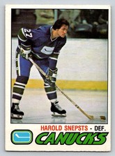 1977-78 O-Pee-Chee #295 Harold Snepsts Low Grade (ref 216192)